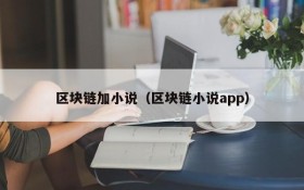 区块链加小说(区块链小说app)