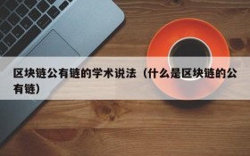 区块链公有链的学术说法(什么是区块链的公有链)