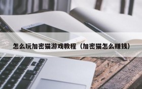 怎么玩加密猫游戏教程(加密猫怎么赚钱)