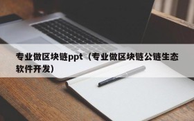 专业做区块链ppt（专业做区块链公链生态软件开发）
