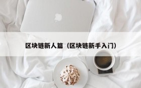 区块链新人篇(区块链新手入门)