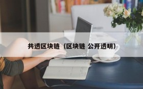 共透区块链(区块链 公开透明)