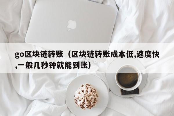 go区块链转账（区块链转账成本低,速度快,一般几秒钟就能到账）