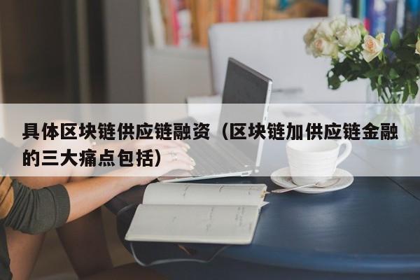 具体区块链供应链融资（区块链加供应链金融的三大痛点包括）