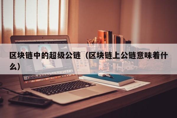 区块链中的超级公链（区块链上公链意味着什么）
